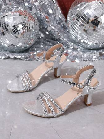 全新时尚百搭女士高跟凉鞋