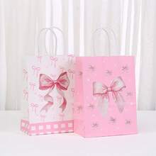10pcs/Pack Party Gift Wedding Favors Candy & Cookie Paper Gift Bags - Multicolor - View 4
