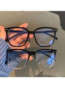3pcs Glasses - Fashion Square Fake Eyeglasses, Anti Ray Computer Gaming Glasses, Blue Blockers Glasses For Women/Men
