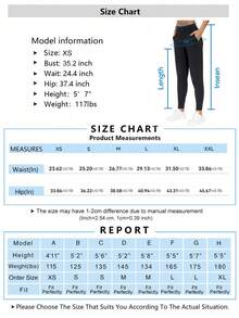 GEMCHO Quần jogger nữ cạp cao, họa tiết đá cẩm thạch, dáng rộng, nhẹ và thoáng khí, phù hợp cho tập thể dục, yoga và chạy bộ mùa xuân. - Đen và trắng - Xem 6