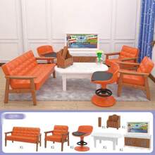 1 pieza Conjunto de accesorios miniatura para casa de muñecas, escena micro de cocina simulada con diseño de koala