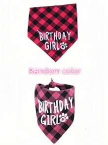 1 Set Pet Birthday Party Decorations, Including Pet Bandana, Birthday Hat, Banners, And Bow Tie For Male & Female Pets, Pet Birthday Celebration & Decoration