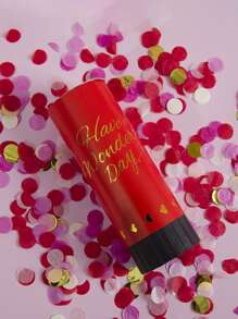 2pcs Mini Handheld Confetti Exploder, Suitable For Weddings, Birthdays And Special Occasions - Ideal Choice For Christmas, Halloween, New Year Celebrations