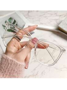 3pcs Glasses - Fashion Square Fake Eyeglasses, Anti Ray Computer Gaming Glasses, Blue Blockers Glasses For Women/Men