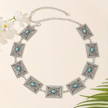 Stylish Waist Chain For Women, Bohemian Fashion Design, Waist Belt, Versatile, Suitable For Dresses, European And American Cross-Border Style - Antique Silver - View 17