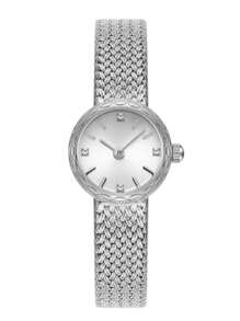 1 Stück Damen Armbanduhr im Vintage-Stil mit goldenem Messingzifferblatt, Weizenkettenarmband, Quarz ohne Sekundenzeiger, zum täglichen Tragen/für den Arbeitsweg