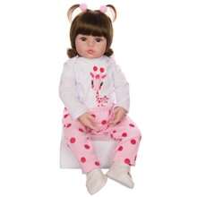 Bebê Reborn Boneca Girafinha Realista Silicone Menina Pode dar Banho