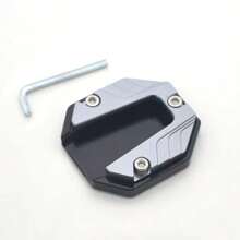 Motorcycle Accessories Modified Enlarged Side Stand Base, Anti-Slip Auxiliary Kickstand Pad For Motorcycle & Electric Bicycle