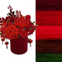 500pcs Pipe Cleaners Craft Supplies, Flower Bouquet Pipe Cleaner Kit, Bulk Pipe Cleaner DIY String Floral Bouquet Kit, Bouquet Making And Home Decoration Instructions. - Multicolor - View 16