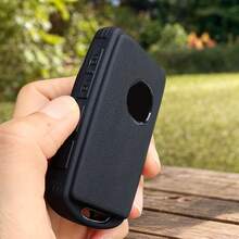 Key Fob Cover Case For CX3 CX5 CX30 2019 2020 2021, Compatible With Mazda3 Mazda5 Smart Remote, Car Key Protector With Keychain - Black - View 2