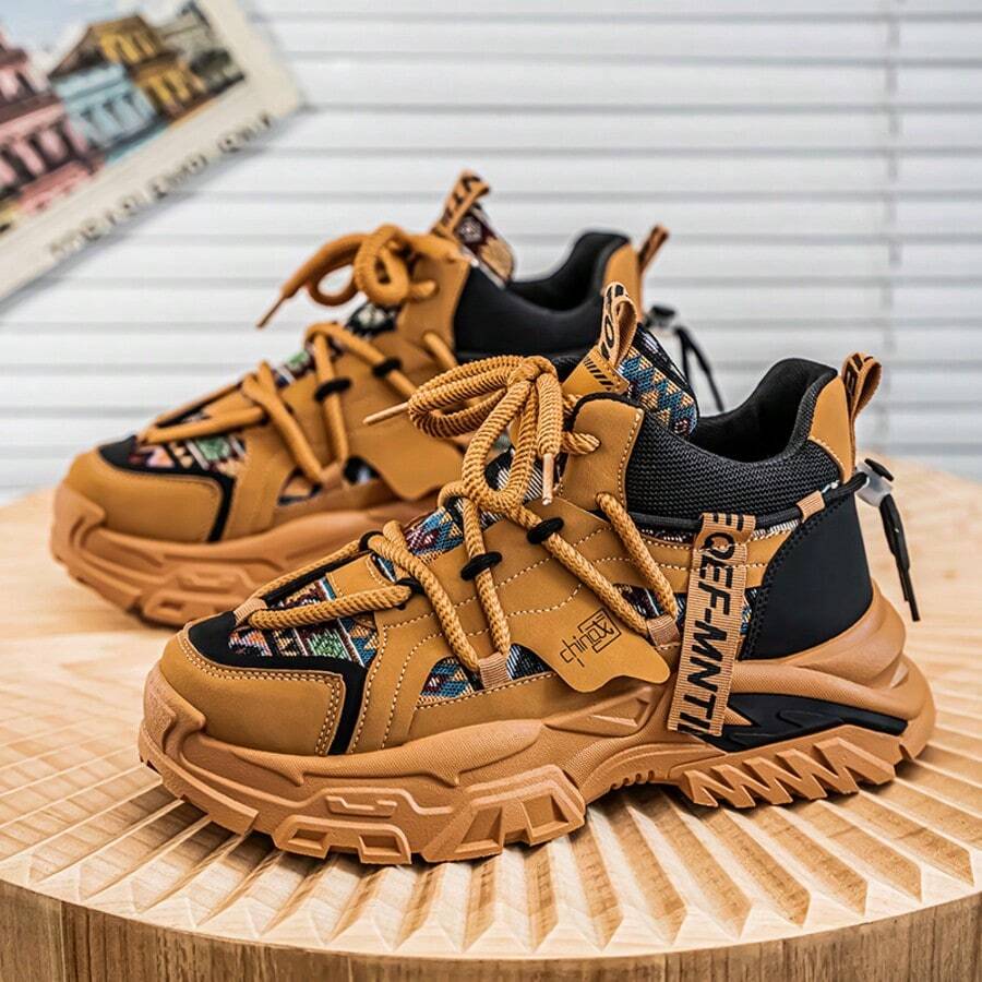 New Fashionable And Comfortable Casual Shoes, High Top Men's Shoes, Multifunctional Fashionable Men's Shoes, High-Value Street Sports Shoes