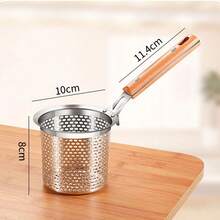 304 Stainless Steel Strainer Skimmer Ladle For Hot Pot, Noodles, Boiling, Kitchen Cooking - Multicolor - View 11