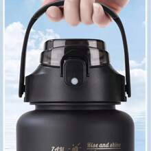 Ensemble de bouteilles d'eau de motivation 3 en 1 - Multi-design, 2 L + 900 ml + 300 ml | Bouteille d'eau Sipper pour adultes | Bouteilles d'hydratation anti-fuites avec marqueur de temps inspirant pour salle de sport, bureau et voyage, BOUTEILLE DE MOTIVATION 3 PIÈCES avec tasse à mesurer Bouteille de motivation pour l'eau.