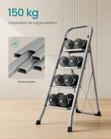 SONGMICS Ladders & Accessories - 灰色 - 查看 3