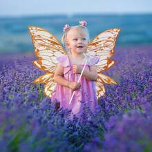 Fairy Wing For Girls Women Butterfly Wing For Halloween Costume Cosplay Christmas Birthday Present - trái cam - Xem 2
