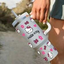 Sanrio 2pcs/Set, Hello Kitty UV DTF Heat Transfer Paper, Suitable For 40oz Tumbler, Phone Case, Laptop UV Printing, Holiday Gifts, Party Tumblers, Extreme Cup Sticker