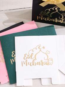 5 hộp quà nhỏ Eid Mubarak thanh lịch, hộp quà màu đen thanh lịch với họa tiết vàng đẹp mắt và ruy băng thời trang, hoàn hảo cho đồ ngọt, sô cô la và quà tặng nhỏ. hoàn hảo cho lễ kỷ niệm lễ hội, những dịp lễ hội và những bất ngờ tuyệt vời. bao bì thanh lịch cho những khoảnh khắc khó quên - Nhiều màu - Xem 9