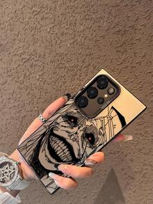Ốp lưng điện thoại hoạt hình Anime tương thích với iPhone 16 15 14 13 12 11 Pro Max X XR XSMAX 8 7 Plus Ốp lưng mờ chống rơi, chống nước, chống sốc, chống trầy xước - Nhiều màu - Xem 4