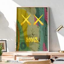 Pintura de arte KAWS - 1/3 piezas. Pintura en lienzo, decoración de pared, regalo de decoración del hogar. Pintura en lienzo para decoración de la sala, comedor, cocina. Excelente regalo de decoración para amigos sin marco