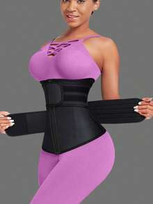 Women Waist Trainer Vest Shapewear Corset Tummy Control Body Shaper Waist Cincher For Fitness, Chloroprene Rubber Sweat Belt Waist Trimmer For Workout