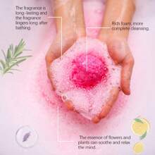 Bubble Bath Ball Fragrance Moisturizing Floral Foam Soft Lasting Fragrance Cleaning Skin Botanic Bubble Bath Ball