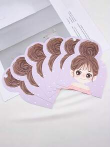 10/20 piezas Tarjetas de exhibición de accesorios para el cabello con diseño lindo, suministros para pequeños negocios - Exhibición y empaque para joyería, empaque de regalo para pinzas y lazos para el cabello, pasadores, etiquetas de papel, tarjetas de exhibición de accesorios para el cabello - Multicolor - Ver 4