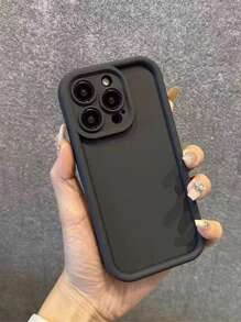 Minimalist Thick Anti-Drop Soft Mobile Phone Case For IPhone 16 Pro Max/16/16 Pro/16 Plus/16E/15/15 Plus/15 Pro/15 Pro Max/11/12/13/14 Pro Max/XS/XR/11 Pro/11 Pro Max/12 Pro/12 Pro Max/13 Pro/13 Pro Max/7 Plus/14 Pro/14 Pro Max/14 Plus/7 Plus/8 Plus/8/SE2/13 Mini/12 Mini