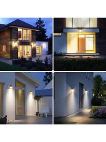 1 đèn LED năng lượng mặt trời đa chức năng, bóng đèn sợi đốt vonfram, cảm biến chuyển động, di động, thích hợp cho hàng rào sân vườn, tường hiên nhà, nhà kho, sân vườn, đèn trang trí ngoài trời, hiên nhà. - ánh sáng trắng ấm áp - Xem 7