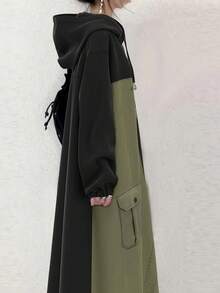 Women Long Dresses - xanh quân đội - Xem 2