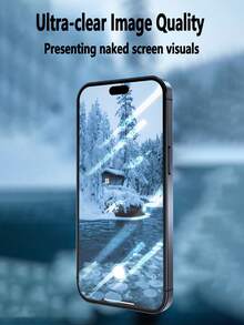 ZYONS 2pcs Tempered Glass Screen Protector Set (1pc Back Cover + 1pc Front Cover), Anti-Scratch Anti-Shock, Compatible With IPhone 17 Pro Max/17 Air/16E/16 Plus/16 Pro/16 Pro Max/15/14/13/12/11/X/8/7 Series - 1+1 - View 10