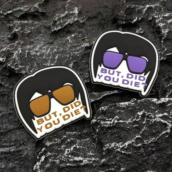 1pc Glow-In-The-Dark Patch With Long-Haired Figure, 3D PVC Material Morale Badge For Armband, Backpack, Vest, Clothing Decor