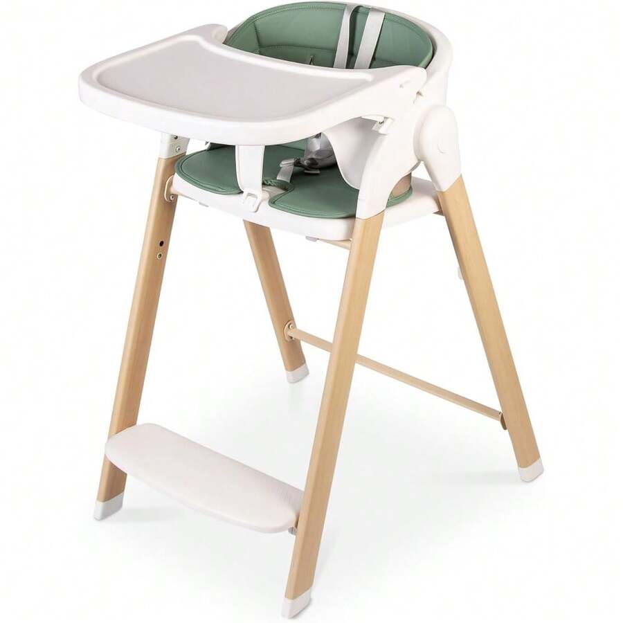 2025-New 2 In 1 Highchair & Seat (86cm X 57cm X 72cm) - Sage Green - 1 - View 1