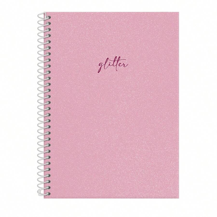 iscool Spot Glitter Colors Spiral Notebook For Girls - 淺粉紅色(閃粉) - 查看 1