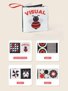 1 Set/6pcs Tear-Resistant Cloth Books, Suitable For Early Education Of Infants, Washable Cloth Books With Fruit & Animal Patterns, Promote Early Learning And Cognitive Development, Baby Books, Educational Cloth Books, Christmas, Birthday Gift Recommendation For Boys And Girls, Halloween, Thanksgiving, Christmas Party Decorations - Multicolor - View 17