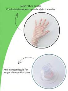 1-Pack Inflatable Swimming Ring Boat Cartoon Design, Inflatable Pool Float, Pool Water Hammock, Adult Multifunctional Water Lounge Chair - Green - View 6