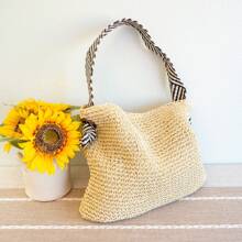 Custom Burlap Tote Bag Personalized Straw Bag Beach Bag Bridesmaid Bags Bachelorette Party Bags For Her Bridesmaid Proposal Girls Trip Bag