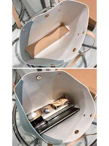 Customized Women's Bags, Personalized Text Customization, And Butterfly Logo Customization. - Multicolor - View 9