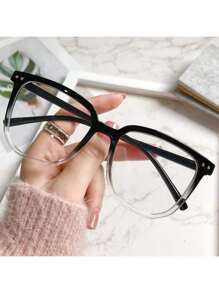 3pcs Glasses - Fashion Square Fake Eyeglasses, Anti Ray Computer Gaming Glasses, Blue Blockers Glasses For Women/Men