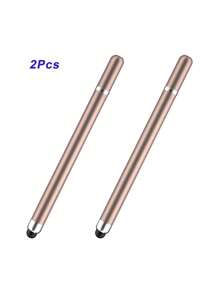 Dual-Spitzen Makronen Farbverlauf Touchscreen Stylus Stift, runde Scheiben Touchscreen Stift für Handy, Tablets, Schreiben, Bearbeiten, Zeichnen, universeller kapazitiver Stylus