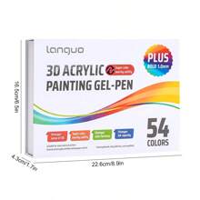 24/36/54/72 Color Highly Attractive Flash Special Effect Painting Pen Set, DIY Fluorescent Pen Color Painting Pen Set, Large Ink Volume, 1mm Ballpoint Pen Tip, Painting Graffiti Handbook Writing Stackable Color, Used For Painting Graffiti Outline Coloring Manual Decoration Greeting Card Writing, Suitable For Daily Gift Giving, Back To School Season