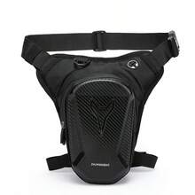 1pc Motorcycle Riding Hiking Waist Pack, Waterproof Leg Bag, Outdoor Sports Travel Thigh Pack, Thigh Bag, Waist Bag - Black - View 4