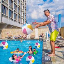 1/3/6/10 件物品、沙滩球、充气彩色、水上配件球、沙滩球早教水球、成人游泳水上配件、派对用品、草坪游戏球、沙滩必需品、台球游戏、游泳游戏、充气游戏、泳池浮球 - 彩色 - 查看 8