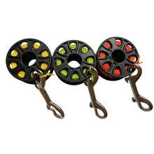 30m SCUBA Diving Reel With Stainless Steel Double-Ended Hook, Underwater Caving Wreck Diving Gear Spool - Multicolor - View 2