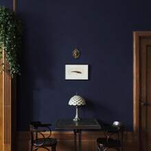 1 Roll Of Dark Blue Frosted Matte Contact Paper Self-Adhesive Removable PVC Wallpaper Suitable For Living Room Decoration, Bedroom Decoration, Cabinet Decoration, Home Decoration Vinyl Film Wall Decor Bathroom Bathroom Decor Wall Paper Wallpapers Kitchen