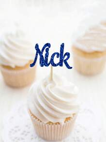 10 personalisierte Geburtstagstorte Cake Topper, individualisierbare LOGG Tortendekorationen für Partys, geeignet für Hochzeits-, Jahrestags-Torten, Mehrzweck, schimmelbeständig, zierliche Dekoration, hochwertig, individualisiert, personalisiert, einzigartig, ideales Geschenk für Abschluss, Geburtstag, Hochzeit, Zuhause, Wohnzimmer, Schlafzimmer, Teeraum, Weihnachten, multifunktional, langanhaltend, dekorativ, wiederverwendbar, exquisit, stilbewusst, hochwertig, farbig, modern, individuell, personalisiert, einzigartig, Wohndekoration