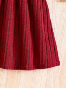 Lovely Sweet Girls Casual Summer Dress, Young Girl Solid Ribbed Knit Sleeveless Princess Style Dress With Matching Heart Crossbody Bag, Versatile Fashionable Outdoor Everyday Spring/Summer Outfit, Comfortable Soft Girl's Youth Vibrant Summer Clothing