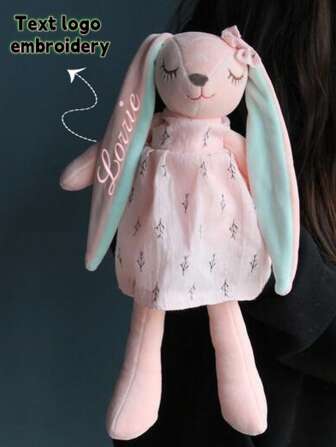 Juguetes de peluche personalizados, regalos personalizados, bordado personalizado de nombre/fecha de nacimiento/aniversario, muñecas exclusivas con su propio nombre, muñecas personalizables con una o dos orejas, adornos navideños de peluche hechos a mano. Regalos personalizados para niños, multifuncionales, reutilizables, ornamentales, exquisitos, elegantes, adorables, coloridos, lindos, divertidos, personalizados, únicos, regalos ideales para ella, regalos ideales para él, para aniversarios, para cumpleaños, juguetes y juegos, accesorios de Halloween 2025, regalo único, perfecto para la decoración del hogar