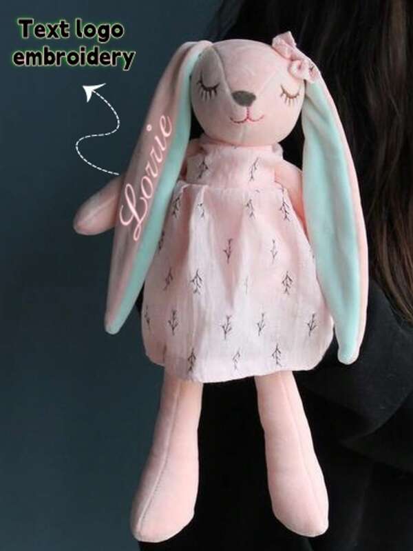 Juguetes de peluche personalizados, regalos personalizados, bordados personalizados con nombre/fecha de nacimiento/aniversario, muñecas exclusivas con tu propio nombre, muñecas personalizables con una o dos orejas, adornos navideños de peluche hechos a mano. Regalos personalizados para niños, multifuncionales, reutilizables, ornamentales, exquisitos, elegantes, adorables, coloridos, lindos, divertidos, personalizados, únicos, regalos ideales para ella, regalos ideales para él, para aniversarios, para cumpleaños