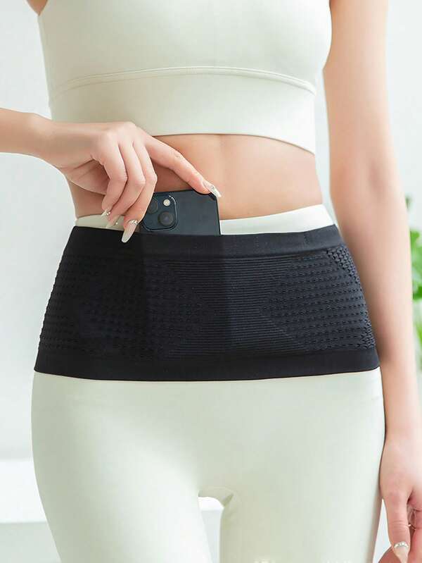 Marsupio invisibile con porta cellulare - Tessuto traspirante e elastico, dettagli occhiellati, lavabile in lavatrice - Ideale per corsa, escursionismo, viaggio e fitness, colori misti, Zaino da trekking | Marsupio sportivo | Borsa sportiva in tessuto elastico per sport, fitness, esercizio, borsa da viaggio per vacanze, per donna e uomo, accessorio da viaggio essenziale, marsupio durevole per escursionismo