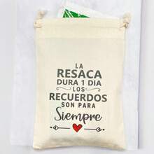 10 piezas de bolsas de regalo color beige para despedidas de soltero en España, adecuadas para empaquetar artículos de recuperación para fiestas - Beis - Ver 5